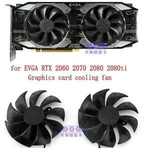 FOR for RTX2060S 2070 2070S 2080 2080S 2080ti Graphics Video Card fan PLD09220S12H PLA09215S12H DC12V 0.55A