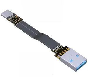 FOR USB3.1 Type C 90 Degree USB C Cable Type A USB 3.0 type-C Fast Charging Data Cable 3A usb able Flat Cable