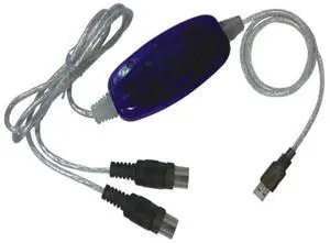FOR USB to MIDI line music editing line USB data cable WIN8 MIDI USB Cable Converter PC Music Keyboard Adapter