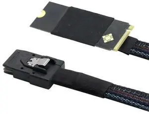 FOR M.2(M-Key NVMe 2260) to MINI SAS SFF-8087 Plug and Play Server High Speed Cable FOR M.2(M-Key NVMe 2260) to MINI SAS SFF-8087 Plug and Play Server High Speed Cable