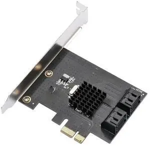 FOR 88SE9215 4 Ports SATA 6G PCI Express Card PCI-e To SATA III 3.0 Converter SATA3.0 HDD SSD IPFS for BTC Mining