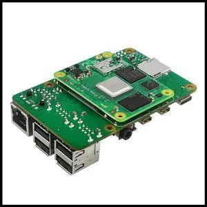 FOR CM4 to PI4B Adapter Board for Pie CM4 Module to 4B Adapter 4-Way USB2.0 RJ45 Ethernet Port Expansion Board