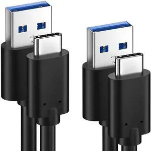 FOR USB Type C Cable 3.3 Feet, 2-Pack USB C to USB 3.0 Cable with 56k Ohm Pull-up Resistor, Compatible For S10E, S10