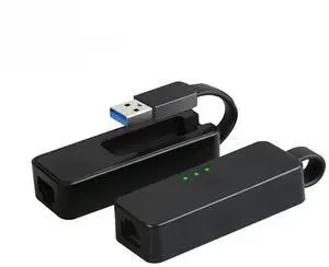 FOR USB 3.0 to RJ45 Lan Adapter 10/100/1000 Mbps Ethernet Adapter RTL8153 For Tablet PC Win 7 8 10 XP