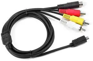 FOR AV A/V Audio Video TV Cable Cord Lead For DCR-DVD405/e DCR-SR45/e