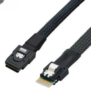 FOR MINI SAS SFF-8087 to SLIM SAS SFF-8654 4I High-Speed Server Con tion Cable