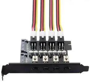 FOR 4-Port HDD SSD Power Switch Controller for PC Hard Disk Management with ligent Control