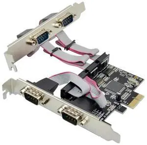 FOR PCIe to 4 Ports DB9 RS232 Serial Converter card 4 DB-9 serial rs232 ports pci-e controller card WCH384L chipset com FOR PCIe to 4 Ports DB9 RS232 Serial Converter card 4 DB-9 serial rs232 ports pci-e controller card WCH384L chipset com