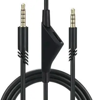 FOR Replacement Cable Cord for A40/A40TR/A10 Gaming Headsets, Aux Wire with Volume Control 2.0 M 6.5 Feet Compatible with