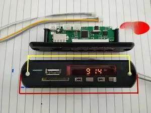 FOR Mp3 Board 5V12V Audio USB Module MP3 Card Reader Board Audio Board