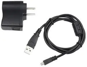 FOR USB AC/DC Adapter +PC Cord For DMC-SZ10 k DMC-FX45 Camer 8pin a
