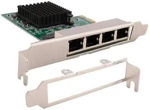 FOR Network Cards Network/Ethernet/Lan Adapter PCI-E Network Card Realtek RJ45 Internet Ethernet Gigabit 4 Port Network Card