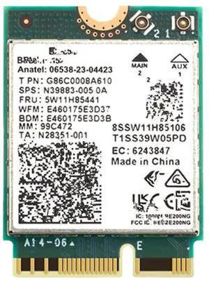 FOR WIFI 7 BE200 BE200NGW WiFi Card 5.4 802.11AX Tri-Band M.2 NGFF Network Adapter for Win10/11