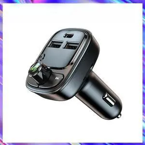 FOR T02 QC 3.0 PD 24W Wireless BT 5.1 Transmitter Hands free Car Kit MP3 Player USB
