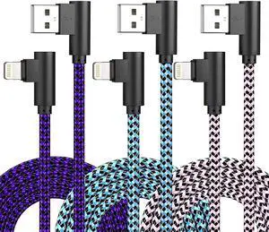 iPhone Charger Cord Lightning Cable 10ft 3Pack iPhone Charging Cable Long iPhone Charger Cord 10ft [ Certified] Nylon Braided Fast Charging for 14/13/12/11 Pro MAX/XR/XS/8/7/6/Plus/SE/iPad