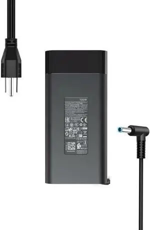 150W Slim Smart AC Adapter for HP ZBook Fury G7 G8 Power Adapter Supply, ZBook 15 Charger G3 G4 G5 G6, HP 150W Laptop Charger TPN-CA11, L48757-001, TPN-DA09, L32661-001
