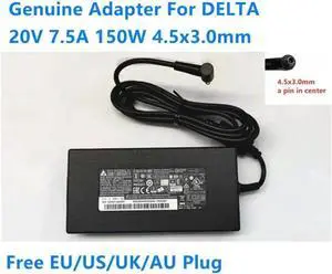 20V 7.5A 150W 4.5x3.0mm DELTA ADP-150CH D Power Supply AC Adapter For M.SI GF76 Laptop Charger
