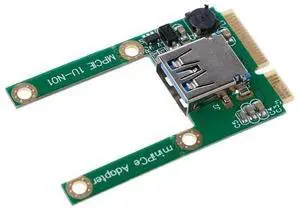 Mini PCI-E Card Slot Expansion to USB 2.0 Interface Adapter Riser