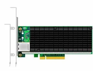 ST7215 1-Port 10Gb RJ45 Ethernet Network Card with Intel X540 Controller, PCIE 2.0 X8 Interface, Support Windows 11/10/Windows Server/Linux/ESX/VMware ESXi(Not Support Mac OS)