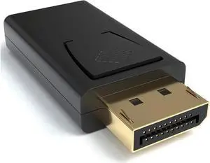 DisplayPort to HDMI Adapter | Gold-Plated DP 1.2 3D Full HD 1080p HDCP True Color Converter Compatible with HP