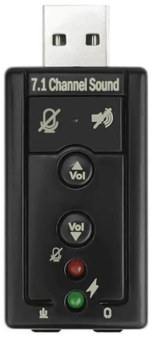 7.1 Channel USB External Sound Card Audio Adapter