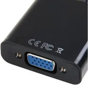 DisplayPort to VGA Cable DP to VGA Adapter DP Cable Display Port DP Male to VGA Female Adapter Cable for Monitor Projector