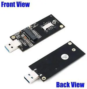 NGFF(M.2) Key B to USB 3.0 Adapter with SIM 6Pin Slot for WWAN/LTE Module