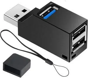 USB Hub,USB 3.0 Splitter,USB 3-Port Extender Multiport USB Adapter,High Speed Plug and Play Bus Powered for MacBook, Mac Pro/Mini,iMac, Surface Pro,XPS,Notebook PC,USB Flash Drives,Mobile HDD