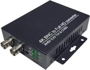 101AV 4K HD BNC to FHD HDMI Video Converter for Monitors & DVRs, converts HD-TVI/AHD/CVI & Composite Video Signal/CVBS from BNC Video Signal to HDMI