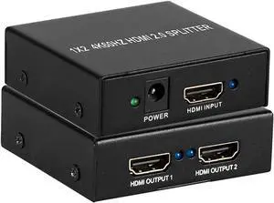 HM2-SP102K Ultra Slim 1x2 HDMI 2.0 / HDCP 2.2 4K 60Hz HDMI Splitter