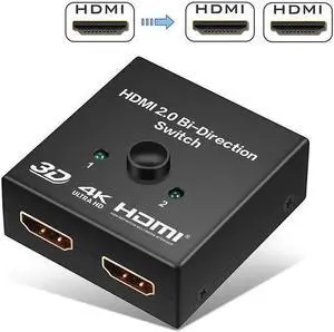 HDMI 2.0 HDTV Switch Splitter Bi-Direction Hub HDCP 4K 1080P 3D Switcher for DVD HDTV PS4