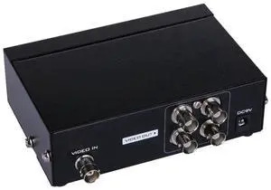 4-Port (1 Input 4 Output) BNC Video Splitter Box Coaxial Distributor Amplifier for Video Monitoring System CCTV Security Camera