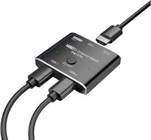 HDMI switcher hdmi Splitter 2 in 1 Out/1 in 2 Out Ultra 8K HD Bi-Directional Switch 8K@60Hz 4K@120Hz High Speed 48Gbps Switch 8K hdmi Splitter ps5 Support Xbox X PS5