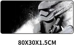 80x30cm Star Wars Gaming Mouse Pad XXL Computer Mousepad Large XL Rubber Desk Keyboard Mouse Pad Mat Gamer for Call of Duty 3 Gaming Mouse Pad