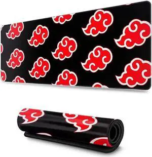 Gaming Mouse Pad Large Mouse pad Smooth Surface Stitched Edges Ultra Thick Anti-Slip Rubber Base Soft Cloth for Gamer Office Home 31.5" x 11.8" x 0.12"