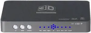 HDMI Converter/2D to 3D/Video Converter Left and Right Up and Down Format to 3D Suitable Projection Blu-Ray Film EU Plug