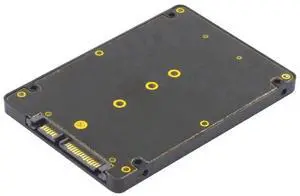 M.2 Adapter to 2.5 SATA Enclosure, B & M Key SATA Based NGFF SSD Converter to 2.5 Inch SATA 3.0 Card Support 2230 2242 2260 2280 Hard Drive with 7mm Case
