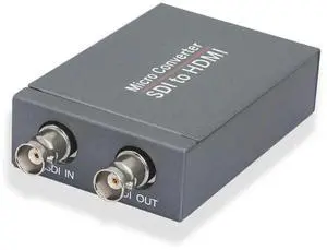 3G-SDI to HDMI Converter, 1080P@60Hz, Auto Format Detection, Stereo Audio De-embedder, Supports HDCP
