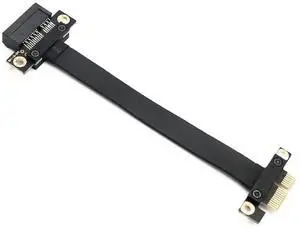 PCI-e PCI Express 36Pin 1X Extender Extension Cable with Gold-Plated Connector