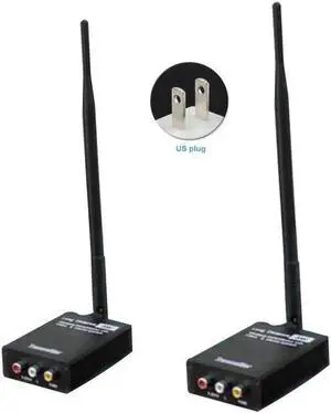 2.4Ghz HIFI Digital Wireless Audio Video Adapter Receiver Music Wireless Wifi Transmitter Receiver DC 12V with 3.5mm Audio Cable