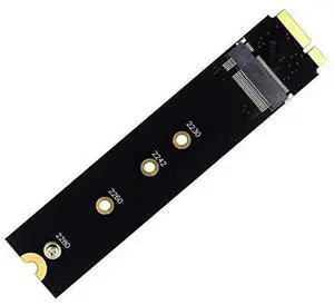 M.2 NGFF SATA to A1465 A1466 (2012 Year ONLY) Adapter for MacBook Air SSD Replacement, HDD Hard Disk Drive Converter Card Support 2230 2242 2260 2280 SSD