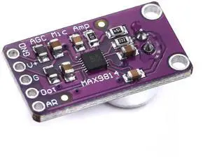 MAX9814 Electret Microphone AGC Amplifier Module Auto Gain Control Release Ratio Low THD for Arduino 3pcs