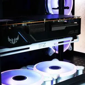 GPU Bracket ,Graphics Card Brace Support,Video Card Holder,GPU Holder for Custom Desktop PC Gaming-3mm Aluminum-White