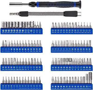 Professional Computer Repair kit, Precision Eectronic Screwdriver Set, with 112 Magnetic Bit, Suitable for Phone, iPhone, PC, MacBook, Laptop, PS4, Xbox Repair of Small Technical Tools