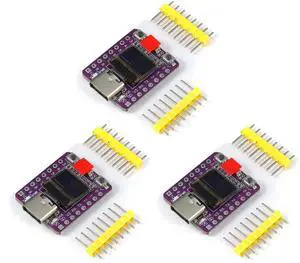 ESP32-C3 with 0.42 Inch OLED Development Board ESP32 Supermini Development Board ESP32 Development Board WiFi Bluetooth 3pcs