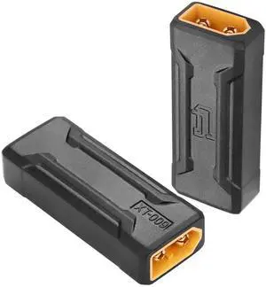 2 Pack XT60 Male to Male Connector Adapter XT60 Wireless Adapter for RC FPV Toy Car Plane Drone Battery (Male to Male)