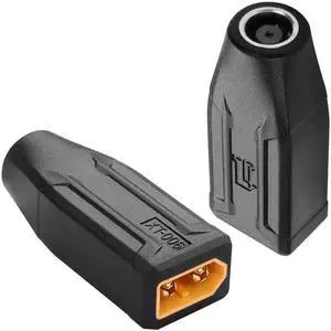 2 Pack XT60 to DC7909 Adapter XT60 to DC 7.9mm X 0.9mm Wireless for TS100 Soldering Iron, FPV Monitor Power,Drone (XT-006)
