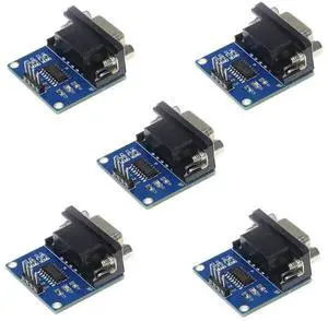 5pcs RS232 to TTL Converter Module COM Serial Port Board MAX3232 MAX232CSE