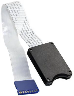 Standard SD SDHC Male to SD Female Extension Memory Card Kit Soft Flat FPC Cable Extender 25cm Compatible for GPS Camera