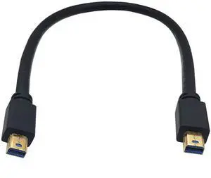 Mini DisplayPort Cable, 1FT 8K Mini DisplayPort (Mini DP) Male to Male 8K Extension Cord for with Mini DP PC/Laptop (Male to Male)